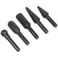 Sealey 5 Piece Rotary Burr Rasp Drill Bit Set 