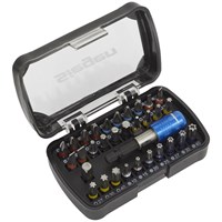 Siegen S01035 32 Piece Colour Coded S2 Steel Screwdriver Bit Set