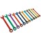 Siegen 12 Piece Colour Coded Ratchet Combination Spanner Set 