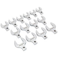 Siegen 14 Piece 1/2" Drive Crow Foot Spanner Set Metric