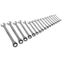 Siegen S01156 17 Piece Combination Ratchet Spanner Set Metric