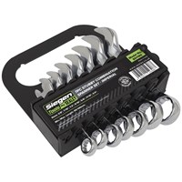 Siegen 7 Piece Stubby Combination Spanner Set Imperial