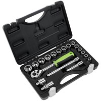 Siegen 19 Piece 3/8" Drive Hex Socket Set