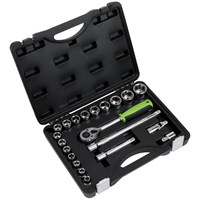 Siegen 21 Piece 1/2" Drive Hex Socket Set