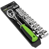 Siegen 12 Piece 1/2" Drive Hex Socket Set