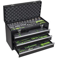 Siegen 3 Drawer Tool Chest + 98 Piece Tool Kit