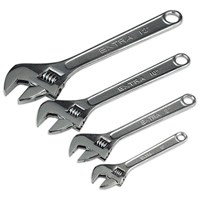 Siegen 4 Piece Adjustable Spanner Set