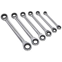 Siegen S0636 6 Piece Double Ended Ratchet Ring Wrench Set