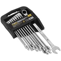 Siegen 10 Piece Extra Long Combination Spanner Set Metric