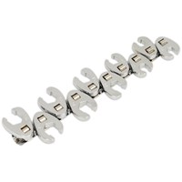 Siegen S0845 10 Piece 3/8" Drive Metric Flare Nut Crows Foot Wrench Set