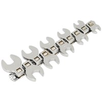 Siegen 10 Piece 3/8" Drive Crow Foot Spanner Set Metric