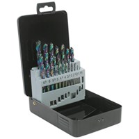 Siegen 19 Piece HSS Titanium Coated Drill Bit Set