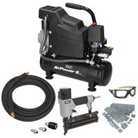 Sealey SAC0620AKIT Air Compressor 6 Litre and Nail Gun Kit