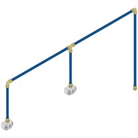 Sealey Sharkbite Speedfit 2 Drop Air Supply System Kit 12 metre