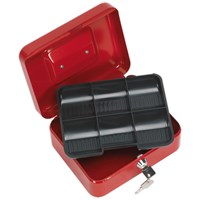 Sealey Key Lock Cash Box and Set of 2 Keys