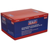 Sealey Smooth White Multi Purpose Paper Wipes