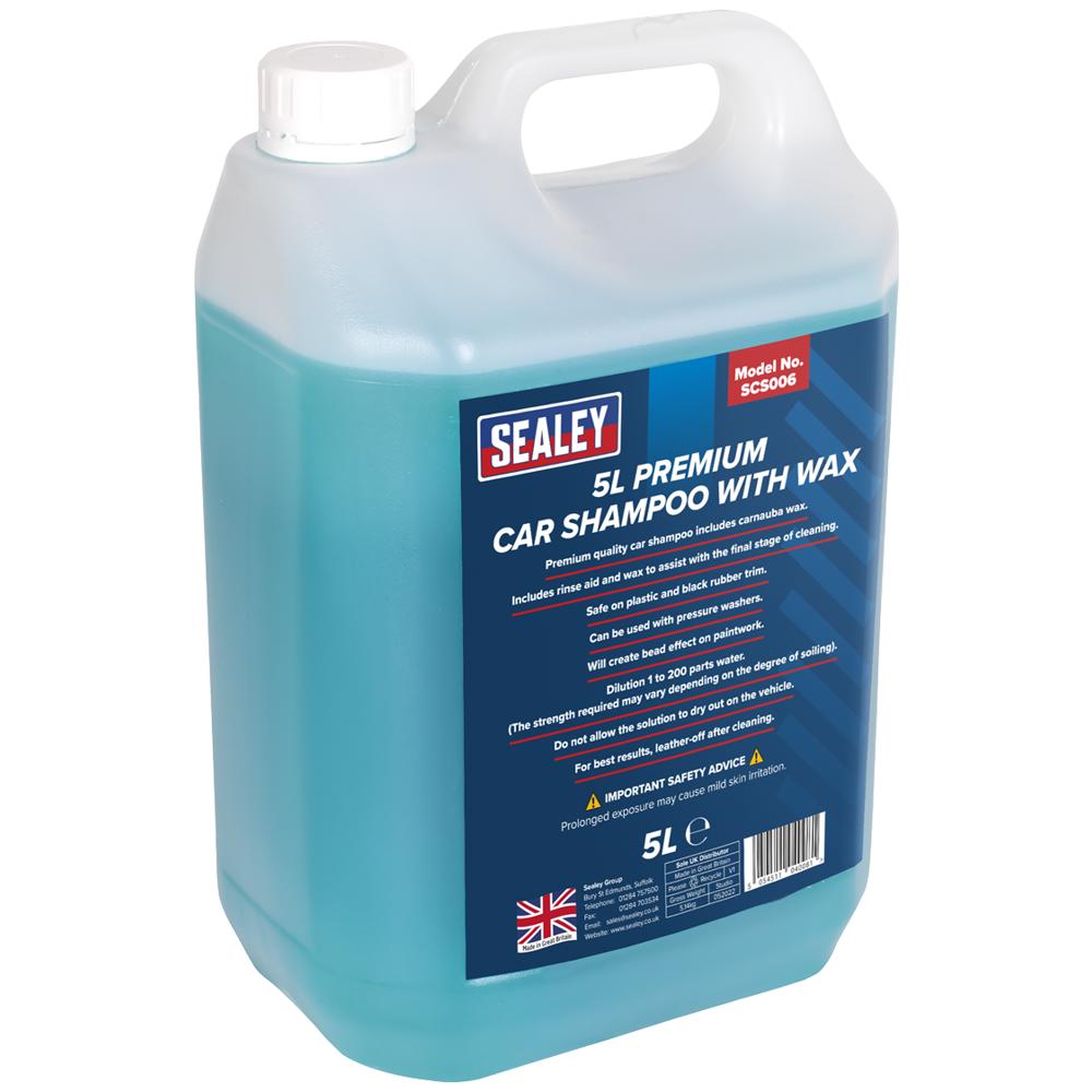 Sealey Car Shampoo Premium With Wax