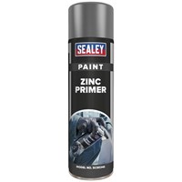 Sealey Zinc Primer Aerosol Spray Paint