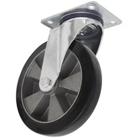 Sealey Heavy-Duty Rubber Swivel Castor Wheel