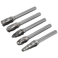 Sealey 5 Piece Tungsten Carbide Rotary Burr Set
