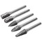 Sealey 5 Piece Tungsten Carbide Rotary Burr Set Sealey 5 Piece Tungsten Carbide Rotary Burr Set