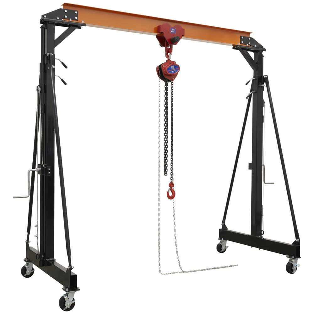 Sealey Portable Adjustable Gantry Crane