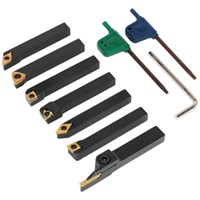 Sealey 7 Piece Indexable 8mm Turning Tool Set