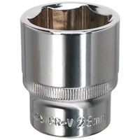 Sealey 1/2" Drive Hexagon WallDrive Socket Metric