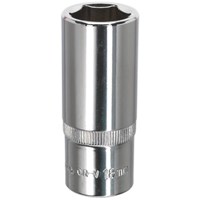 Sealey 3/8" Drive Polished Deep Hexagon WallDrive Socket Metric
