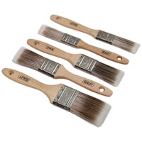 Sealey 5 Piece Synthetic Paint Brush Set