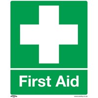 Sealey Rigid Plastic First Aid Sign