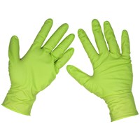 Sealey Diamond Grip Extra Thick Nitrile Powder Free Gloves