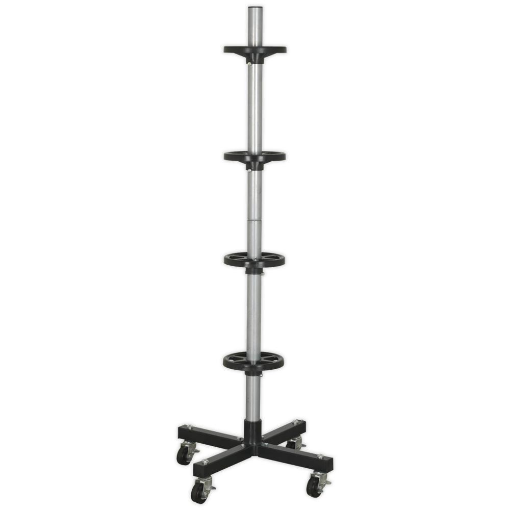 Sealey Mobile Car Wheel Storage Trolley