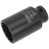 Sealey Specialised 1/2" Drive Deep Bi Hexagon Impact Socket Metric