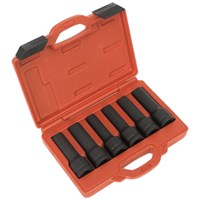 Sealey 6 Piece 3/4" Drive Deep Bi Hexagon and Torx Impact Socket Set