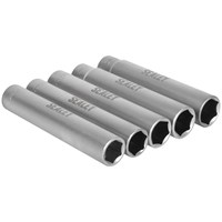 Sealey 5 Piece 3/8" Drive Extra Deep Hexagon Socket Set