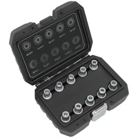 Sealey 10 Piece Locking Wheel Nut Key Set for BMW and Mini