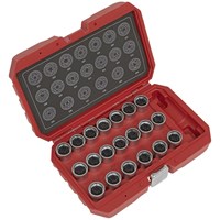 Sealey 20 Piece Locking Wheel Nut Key Set for VAG