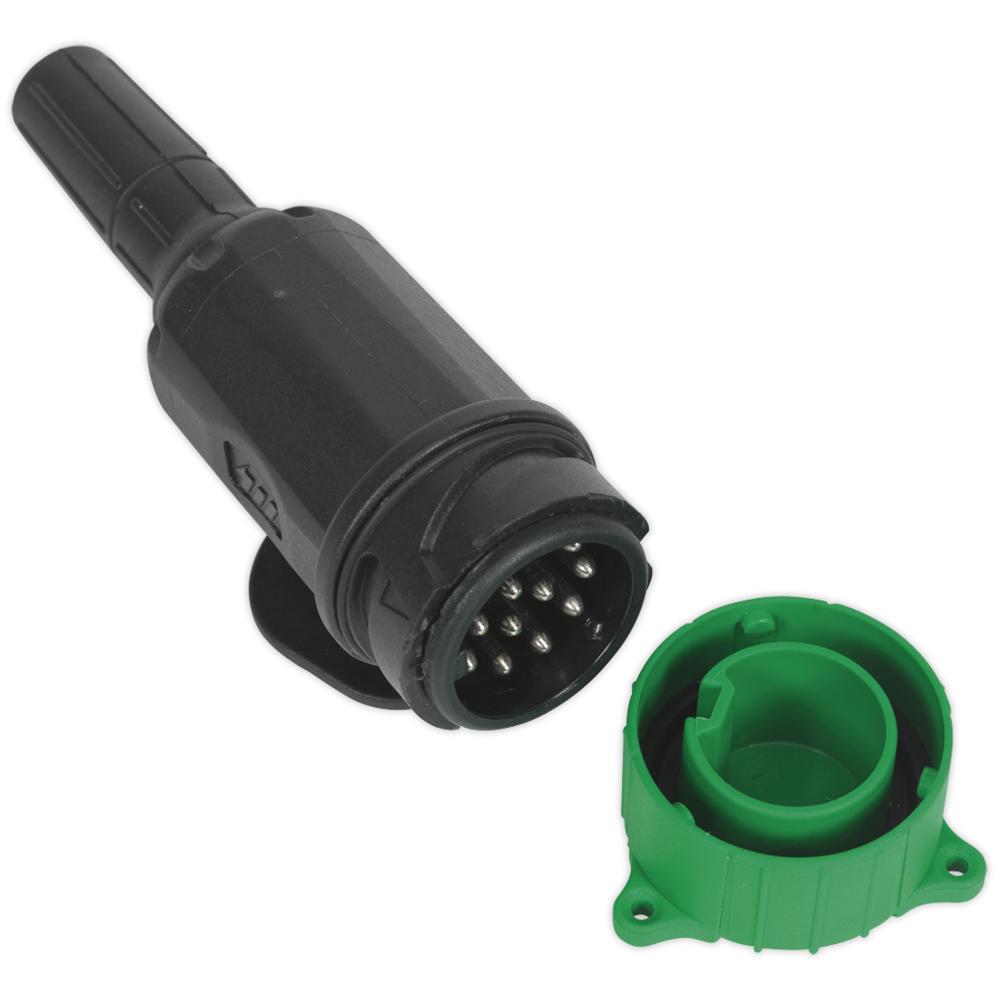 Sealey 13 Pin Euro Towing Plug Plastic 12v