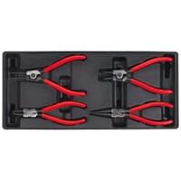 Sealey 4 Piece Circlip Plier Set in Module Tray