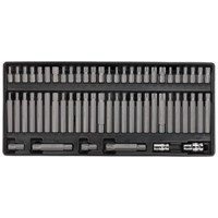 Sealey 60 Piece Screwdriver Bit Set in Module Tray