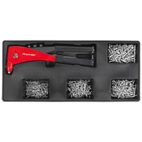 Sealey Riveter and Assorted Rivets Set in Module Tray