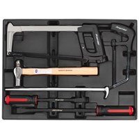 Sealey 6 Piece Hammer, Hacksaw and Pry Bar Set