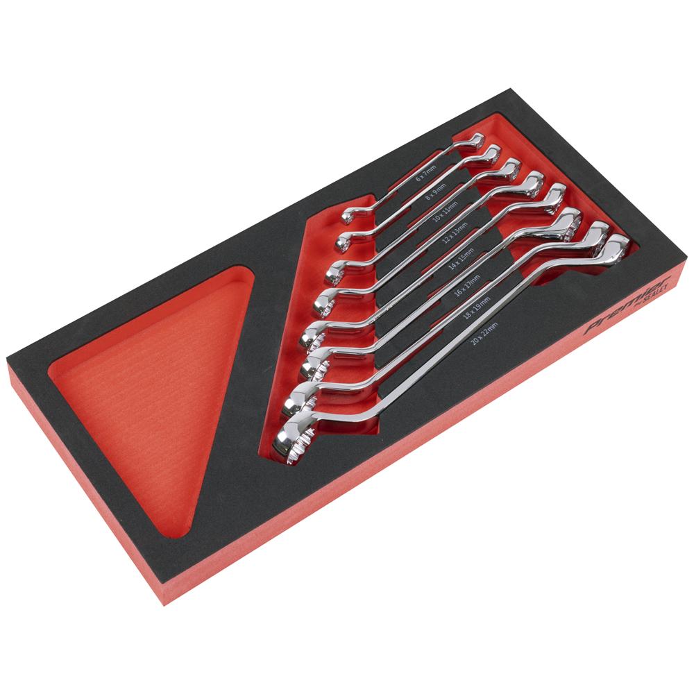 Sealey Premier 8 Piece Deep Offset Spanner Set in Module Tray | Module ...