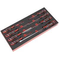 Sealey Premier 8 Piece Screwdriver Set in Module Tray