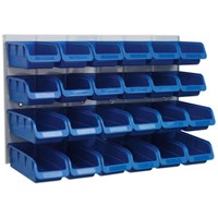 Sealey 24 Piece Storage Bin and Wall Panel Set