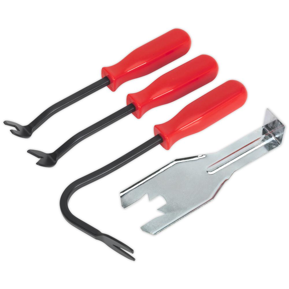 Sealey 4 Piece Trim Clip Removal Tool Kit