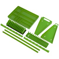 Sealey 9 Piece Tool Storage Organizer Hi Vis Green Set