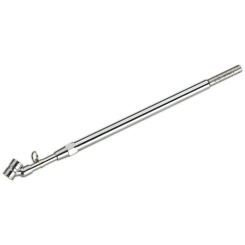 Sealey TST/PG3 Tyre Pressure Gauge Deluxe Twin Push-On Connector