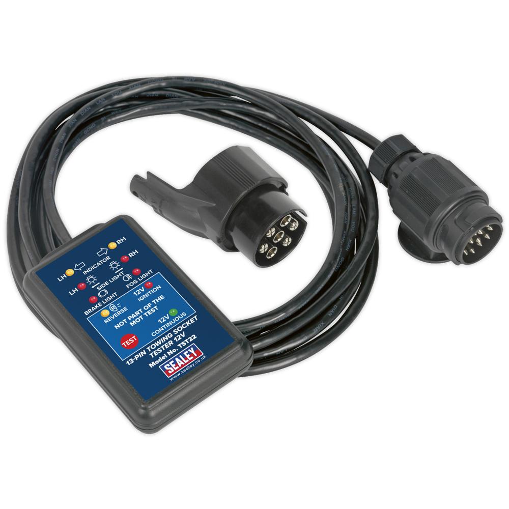 Sealey TST22 12v 13 Pin Towing Socket Tester